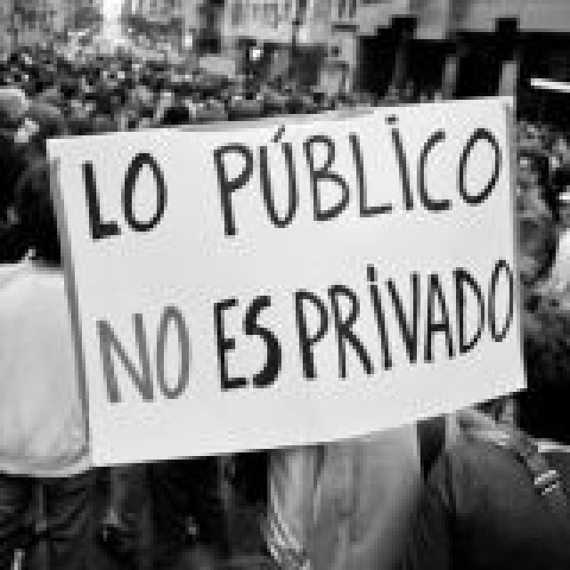 Cortes simultáneos contra la privatización de lo público