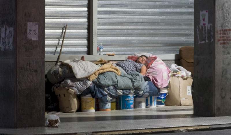 Más personas en situación de calle