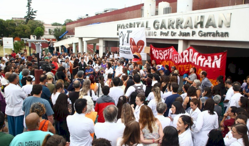 Cabildo abierto en el Garrahan
