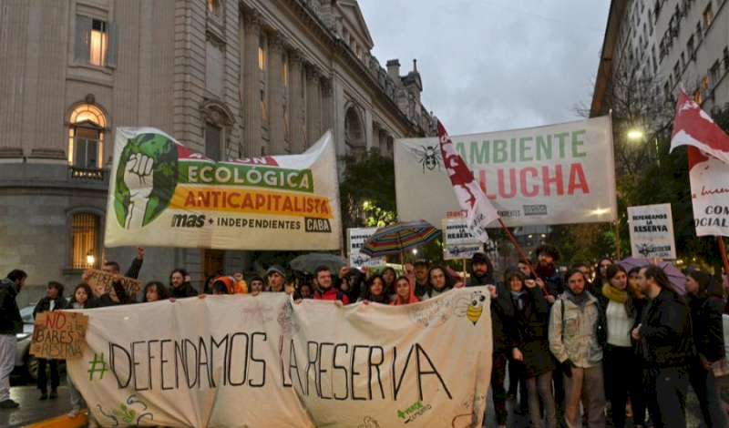 Estudiantes de la UBA frenaron la construcción de bares en la Reserva Ecológica Norte