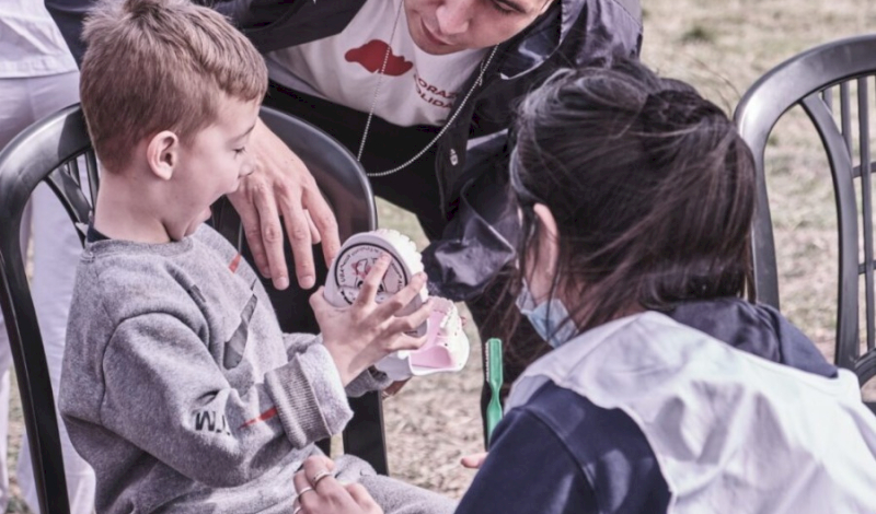 Servicios gratuitos de salud de la UBA en Plaza Houssay