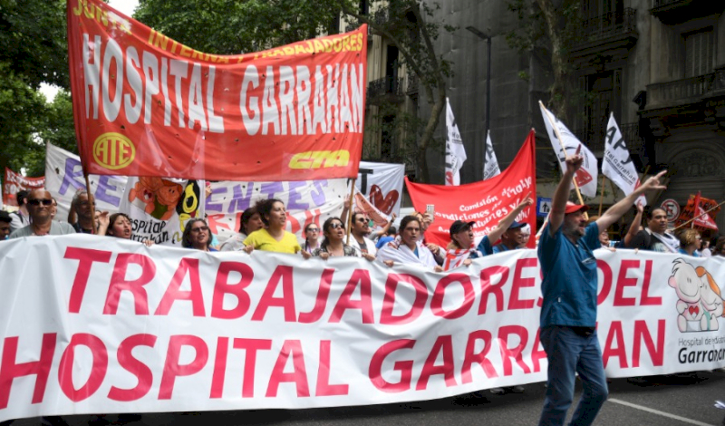 Paro de 24 horas en el Garraham