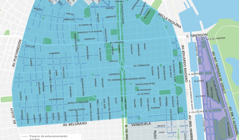 Se extiende el estacionamiento medido