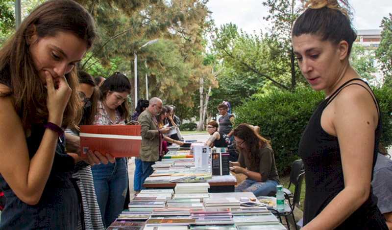 Primera feria del libro de Derechos Humanos en la ex ESMA