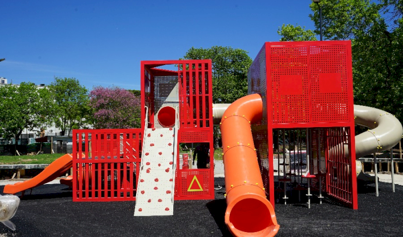 Avanzan las obras de renovación del Parque Uriburu