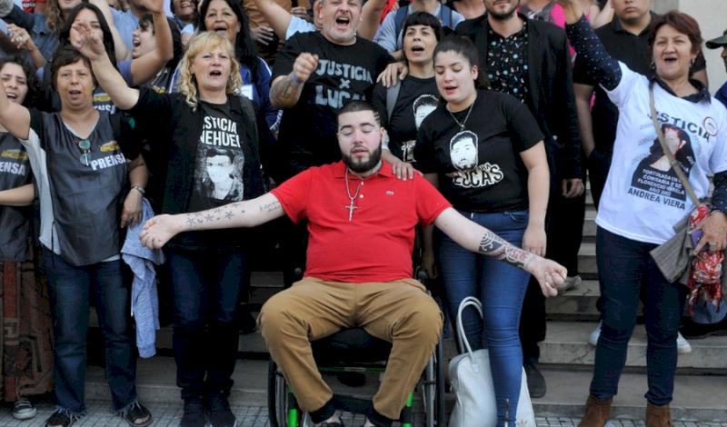 Condenaron a 16 años de prisión al policía que le disparó a Lucas Cabello